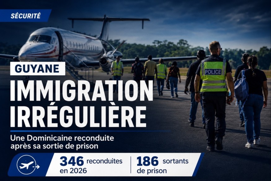 Guyane : une ressortissante dominicaine reconduite après sa sortie de prison