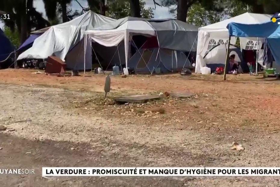 Camp des demandeurs d’asile site la verdure Cayenne intervention de Mme la sous Préfète